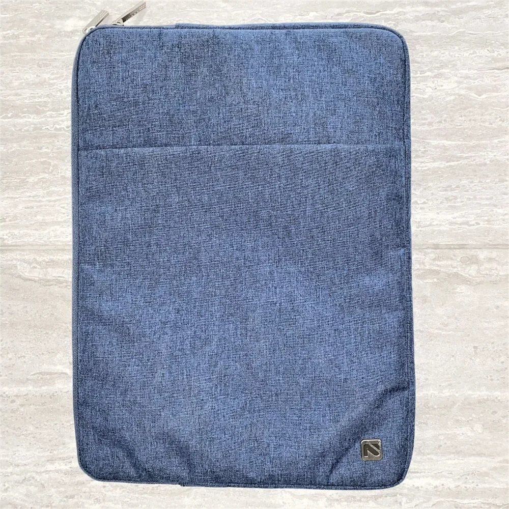 NIDOO 15 Inch Water Resistant Laptop Sleeve Case Protective Computer Cover Blue